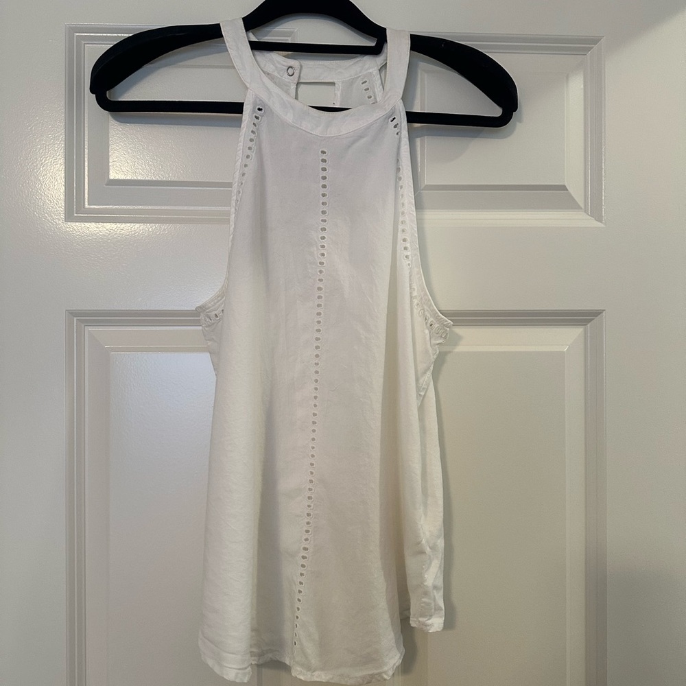 Anthropologie White Tank Top